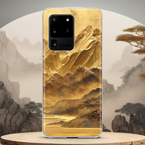 Coque iPhone Gold Mountain : Japan Art Samsung, coque pour téléphone Pixel