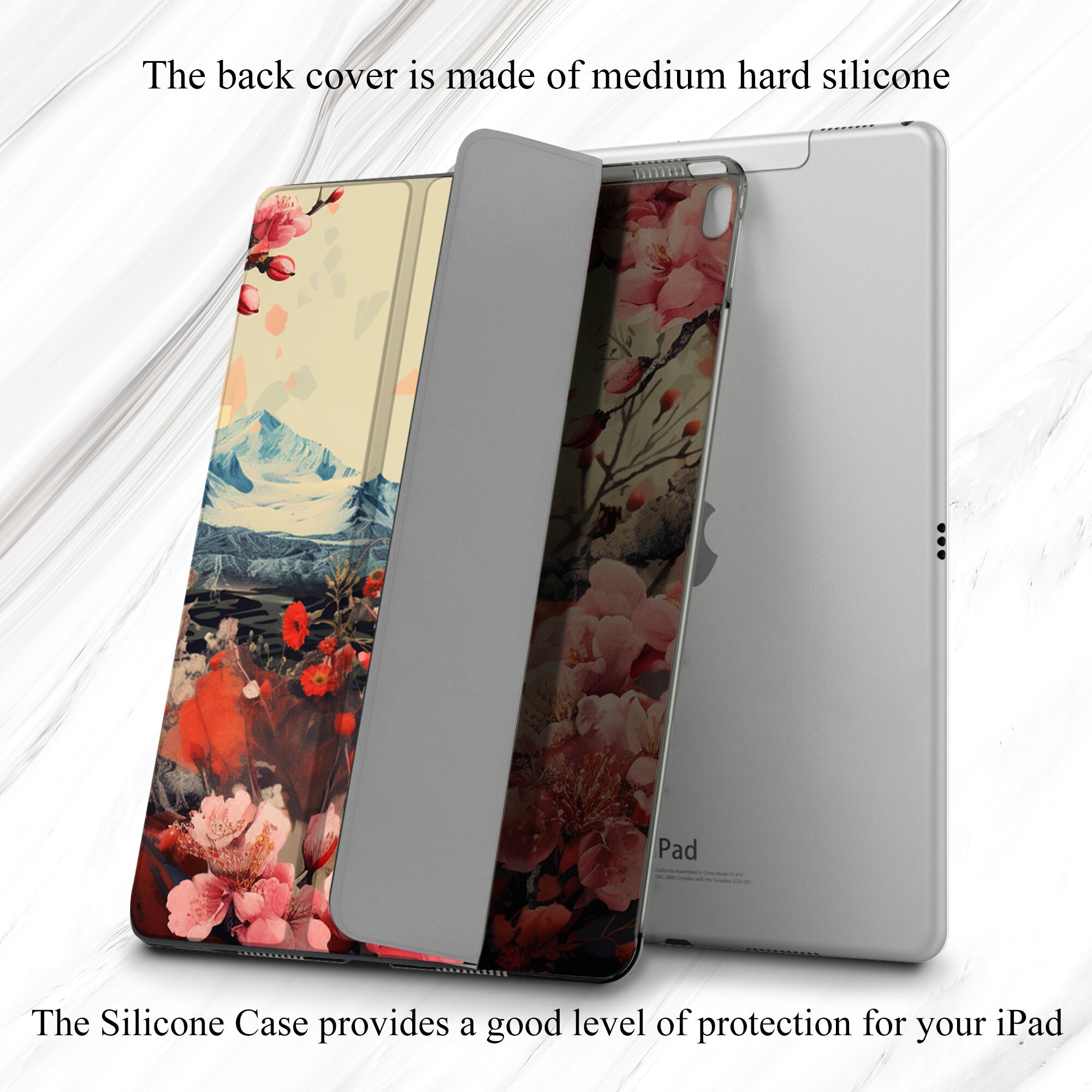 Sakura Japan Art iPad Pro 13 12.9 11 10.5 Case / Cherry