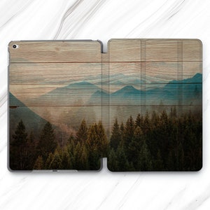 Forest iPad Pro 13 12.9 11 10.5 2024 Case / Wood Texture iPad Mini 7 6 5 / Nature iPad Air 4 3 Cover / Mountain iPad 9.7 10.2 10.9 11th 10th