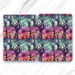 Fantasy Forest iPad Pro 13 12.9 11 10.5 2024 Case / Tree Swamp iPad Mini 7 6 Air 5 / Witch 9.7 10.2 10.9 / Dark Magic 10th 9th Wizard Nature