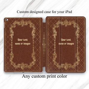 Your Custom Book Cover iPad Pro 13 12.9 11 10.5 2024 / Personalized Text iPad Mini 7 6 Air 5 4 Case / Old Magic iPad 9.7 10.2 10.9 10th 11th