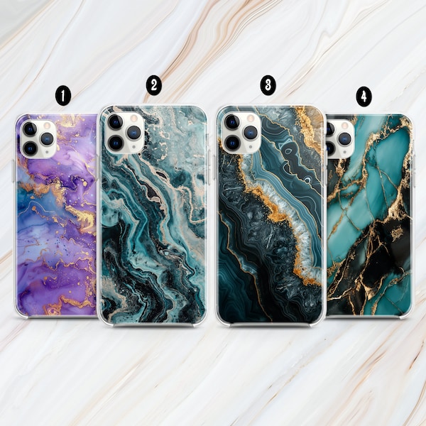 Alcohol ink case iPhone 15 Pro Max 14 13 12 11 xr xs Watercolor Marble Samsung S24 S23 S22 FE Plus Ultra Pretty Texture Google Pixel 8 7a 7