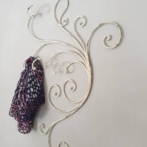 Iron wall hangers / iron dress holder / modern dress holder / industrial / vintage coat hangers / shabby chick hangers