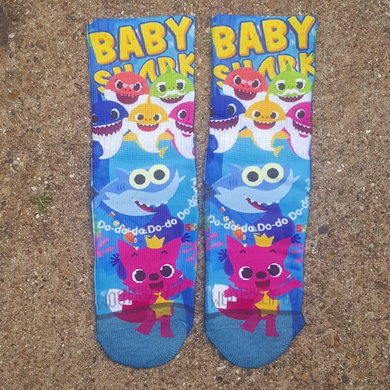 Baby shark socks Etsy