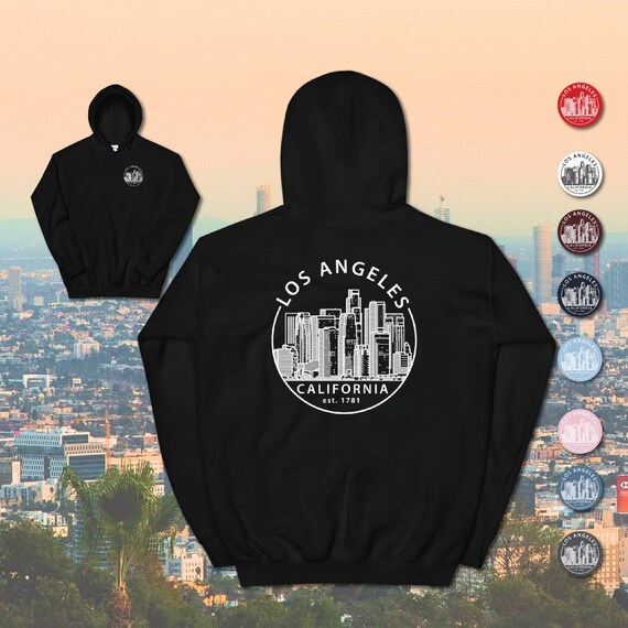 Los Angeles California Hoodies LA Hollywood Women's - Etsy