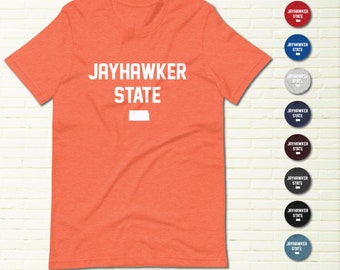 Kansas T-Shirts | Jayhawkers State T-Shirts | Kansas Gifts | Unisex Tees