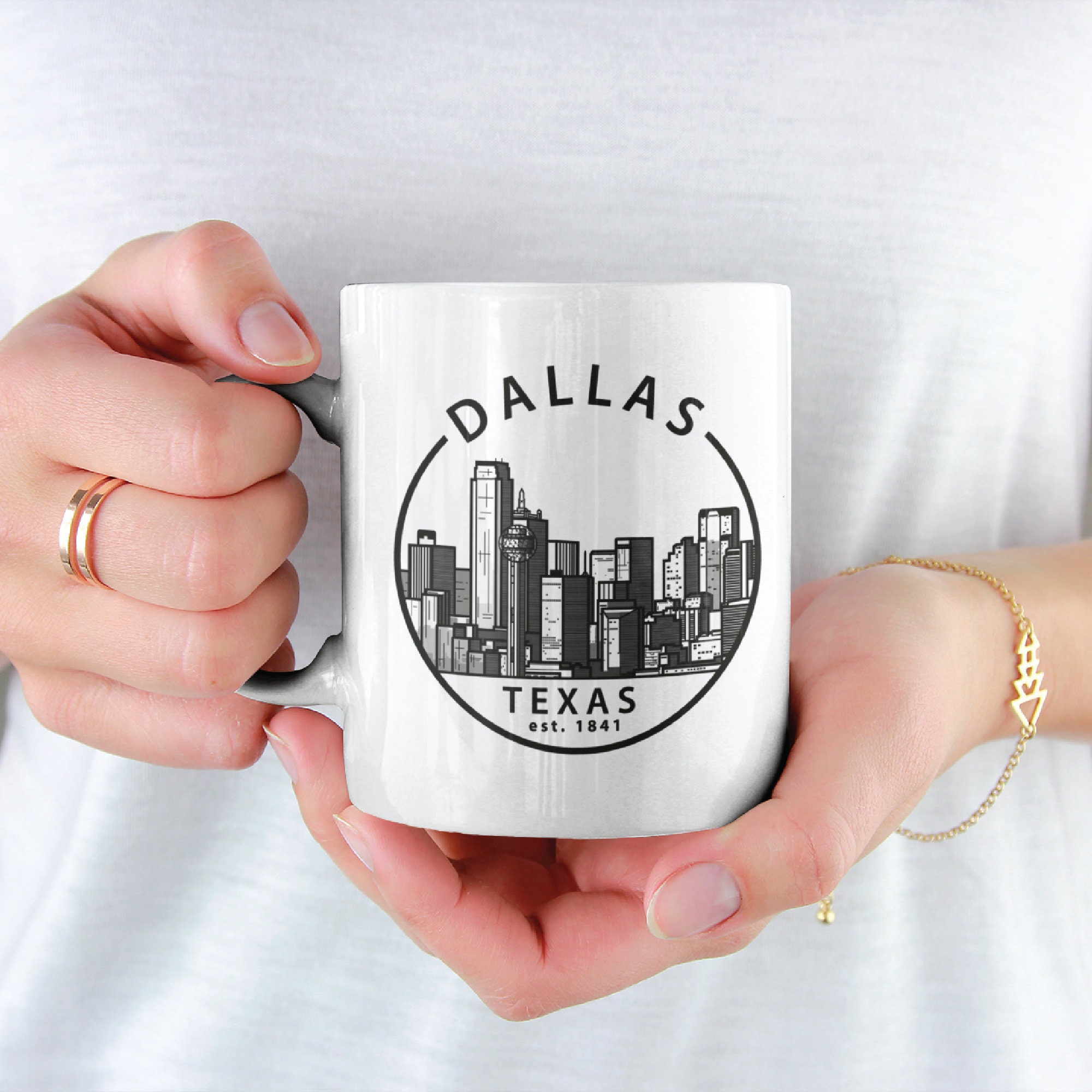 Dallas Texas Coffee Mug Dallas Cup Dallas Texas Texas Coffee Cup Gift