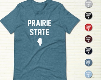 Illinois T-Shirts | Prairie State T-Shirts | Illinois Gifts | Unisex Tees