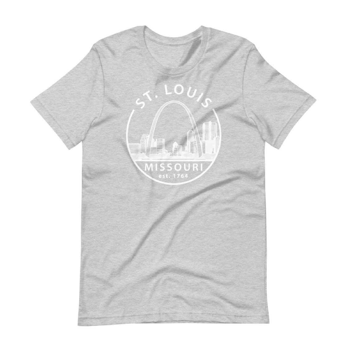 St. Louis Missouri T-shirts St. Louis Skyline Missouri - Etsy UK