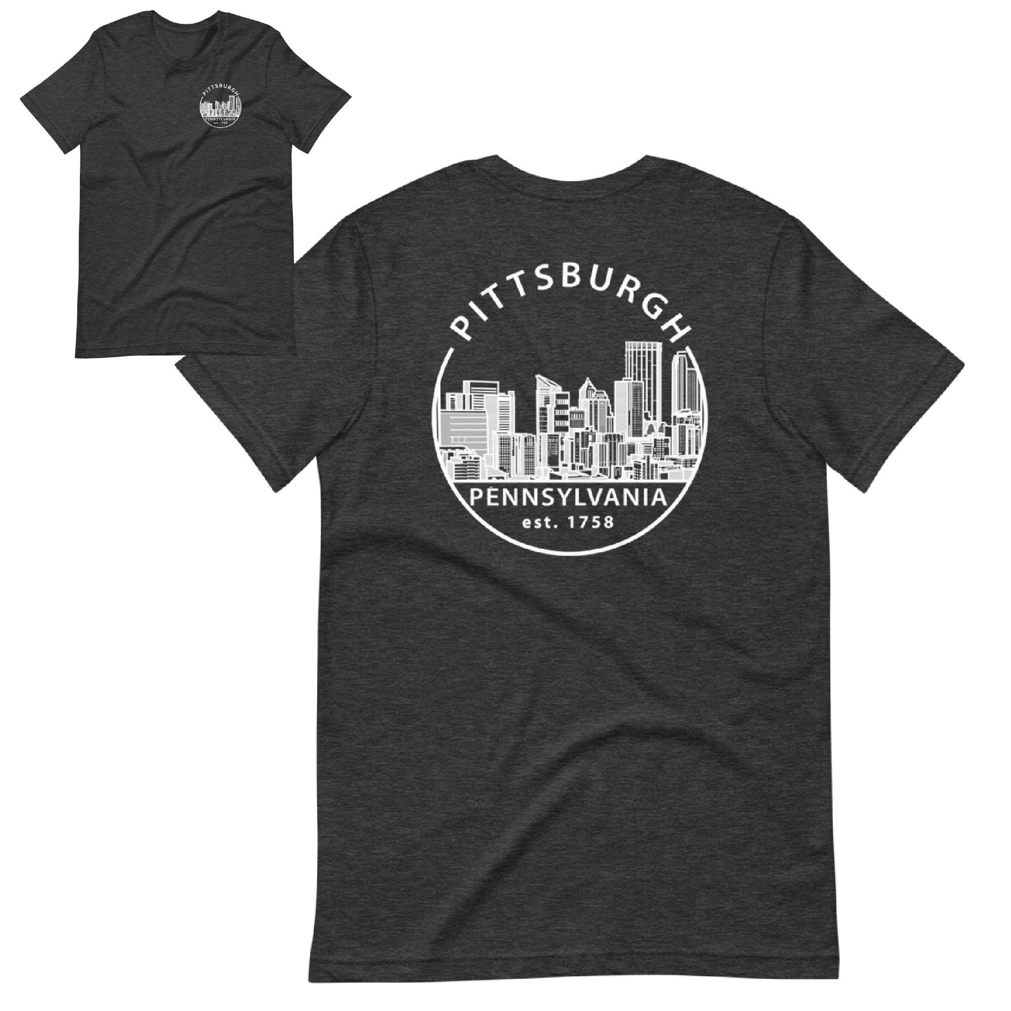 Pittsburgh Tshirt Pennsylvania Tshirt Pittsburgh Gift Etsy