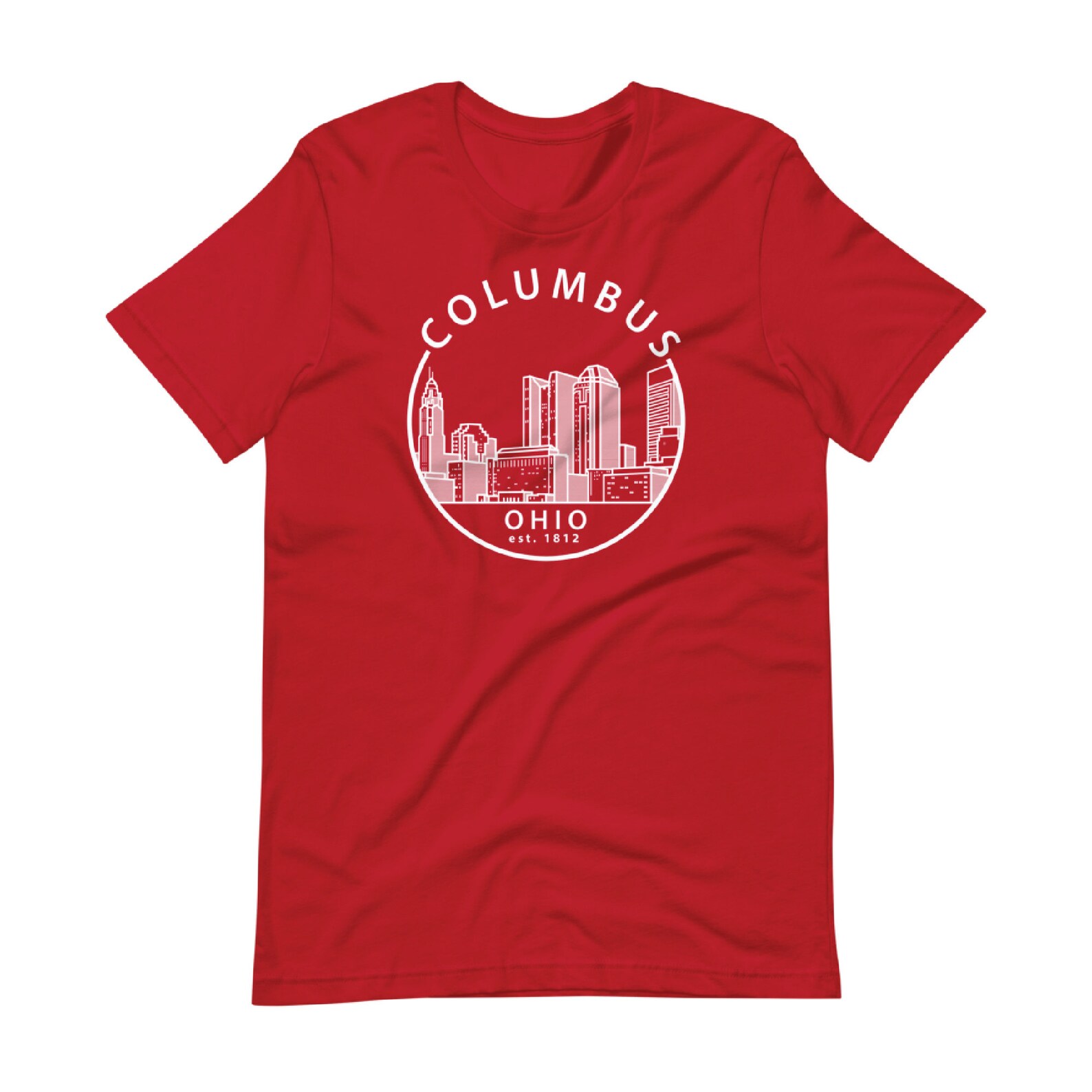 Columbus Ohio Tshirt Columbus Skyline Ohio Tshirts Etsy