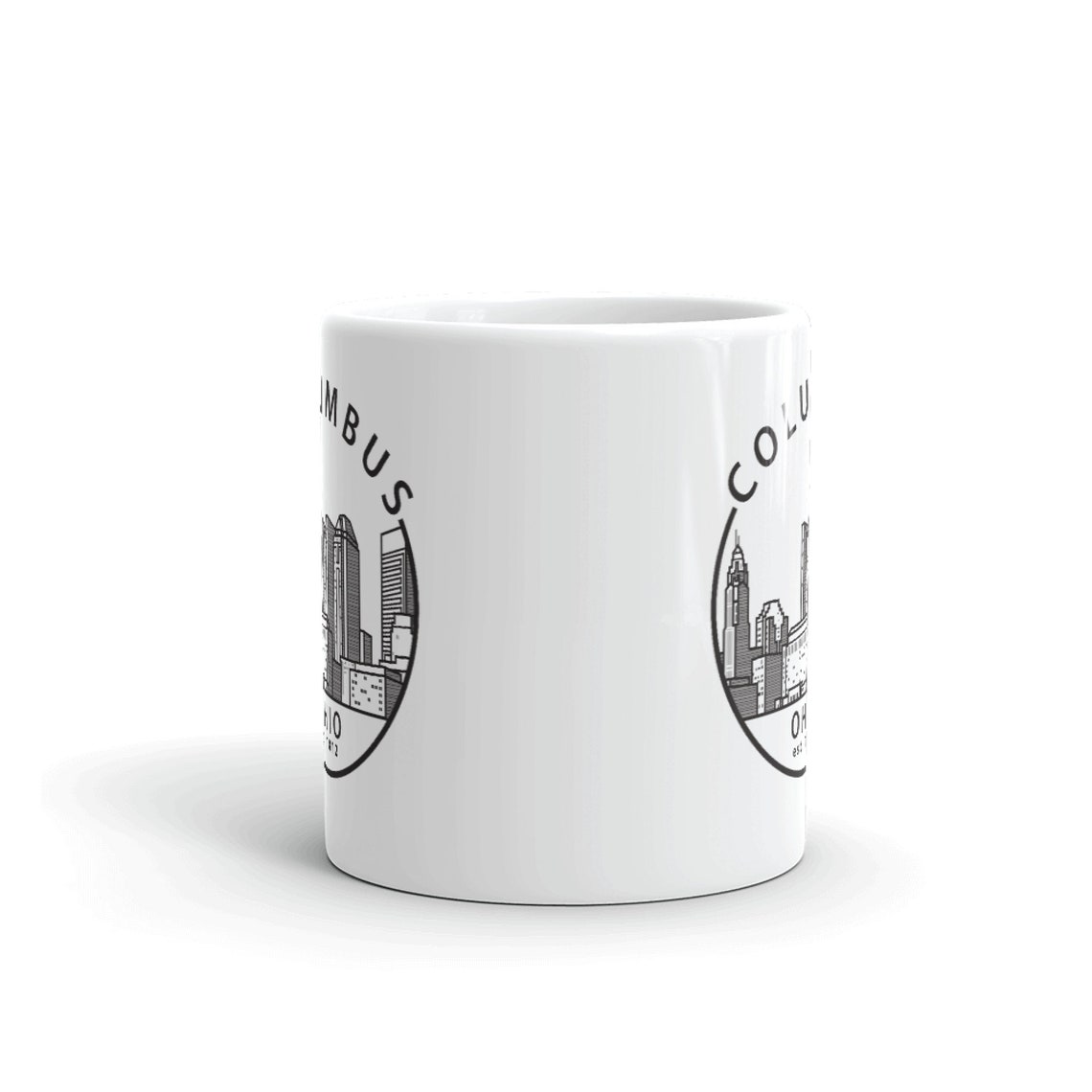 Columbus Ohio Coffee Mug Columbus Cup Columbus Mug Ohio Etsy