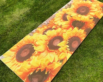 sunflower yoga mat