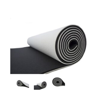Custom Printed Yoga Mat   Great Gift  Personalize  High Black Backing