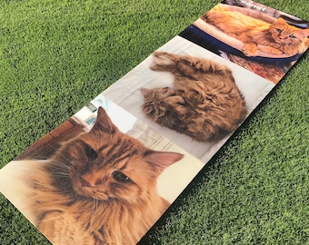Custom Printed Yoga Mat ! | Great Gift | Personalize | High Quality | ECO Friendly | Your Logo | Dogs and Cats | Ships Next Day