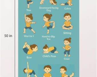 Individuell bedruckte Yogamatte für Kinder! | Tolles Geschenk | Hohe Qualität | ECO Freundlich | Versand innerhalb von 24 Stunden |