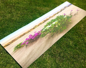 Custom Printed Wild Flower Yoga Mat