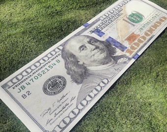 Custom Printed Million Dollar Yoga Mat | Personalize | Great Gift | Exercise | Pilates | High Quality
