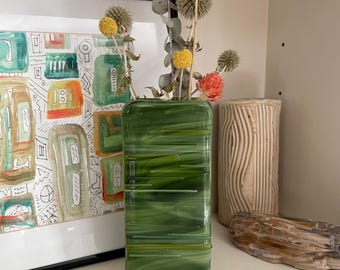 Fused Glass Test Tube Vase
