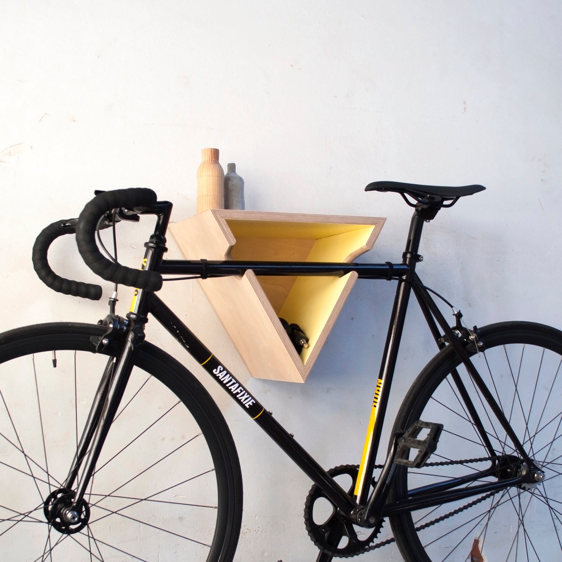 plywood bike rack