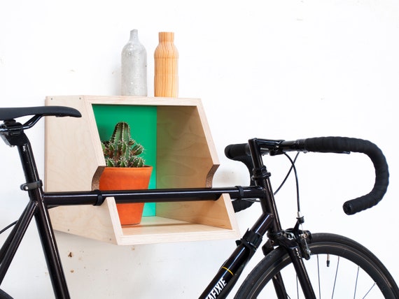 Soporte de pared para bicicleta, colgador de madera bicicleta, colgador de  interior de bicicleta, gancho de pared BCN Rack -  México