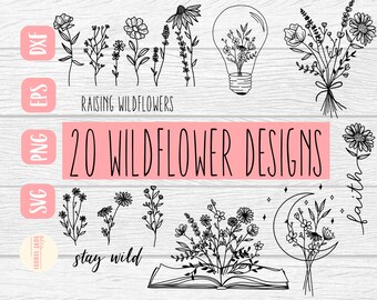 Download Wildflowers Svg Etsy