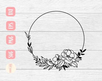 Free Free 261 Flower Circle Border Svg SVG PNG EPS DXF File