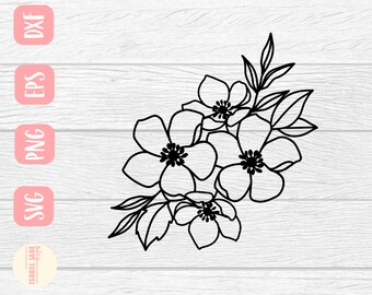 Free Free 238 Simple Flower Drawing Svg SVG PNG EPS DXF File