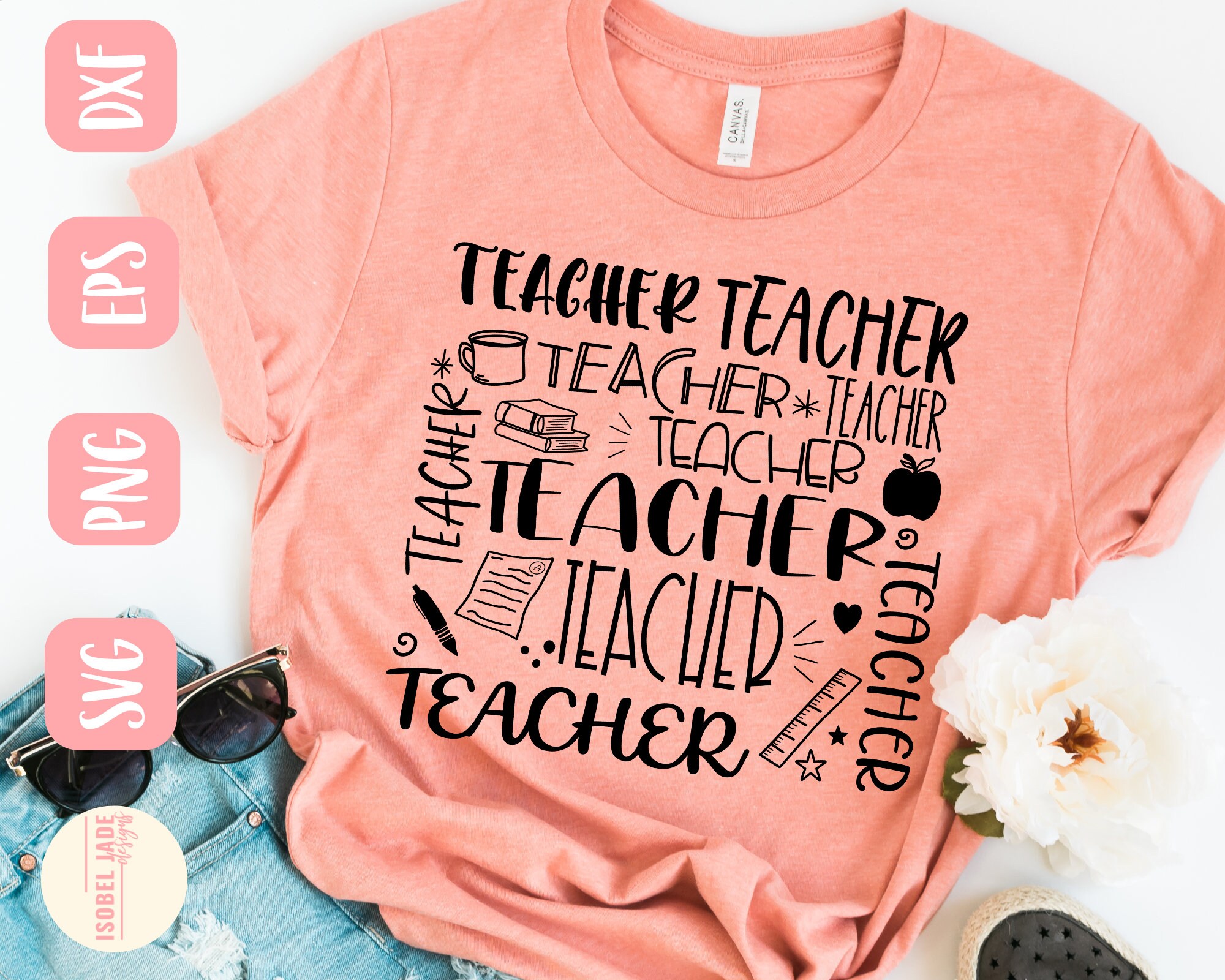 Download Teacher collage svg, Teacher svg, My students are the reason svg, Teacher typography svg, School ...