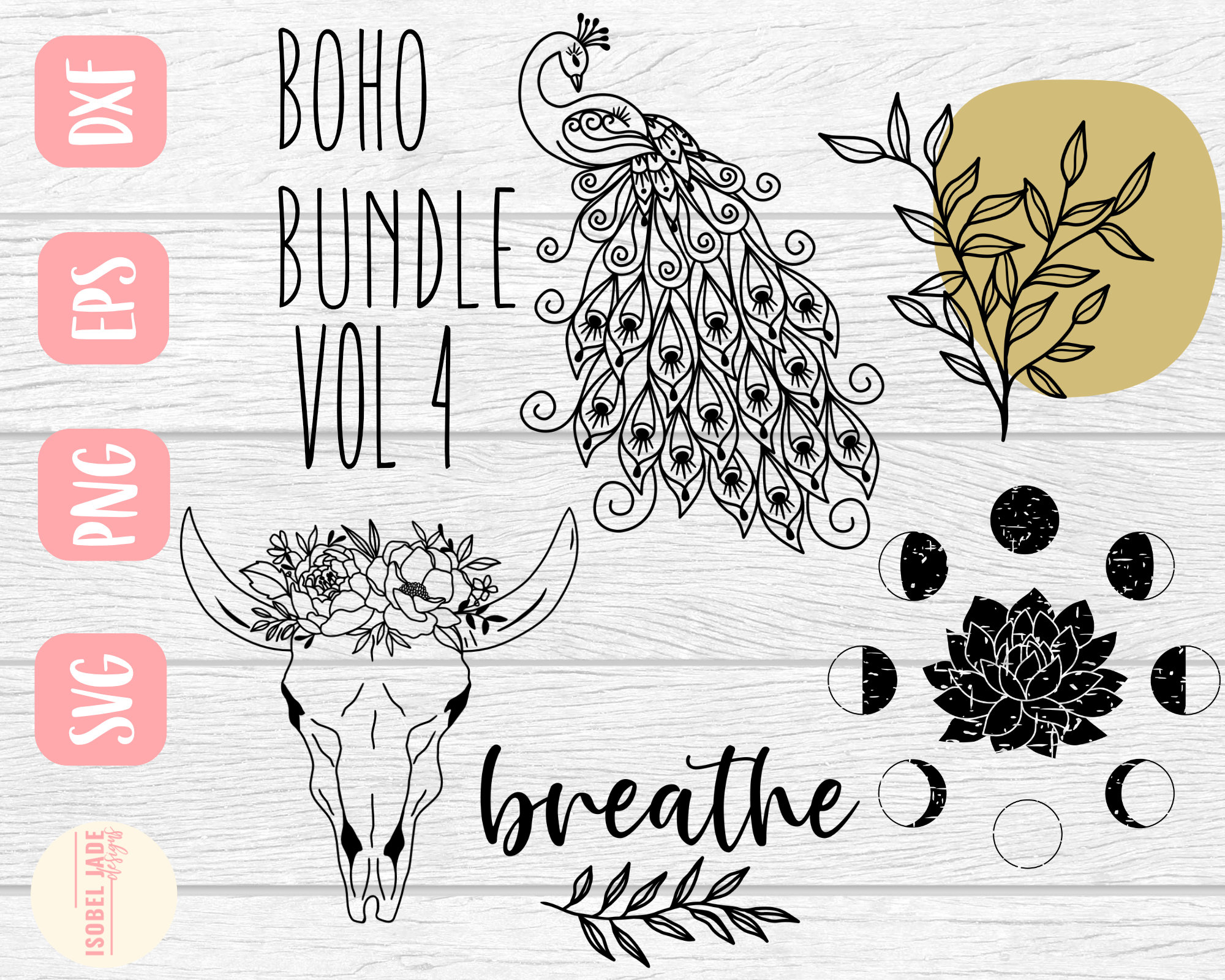 Boho SVG Bundle, Big Bundle SVG file for Cricut, Boho bundle SVG