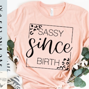 Impertinent depuis la naissance SVG design - Funny disant fichier SVG pour Cricut - Sarcastic svg - Adulting svg - Frame svg - Digital Download