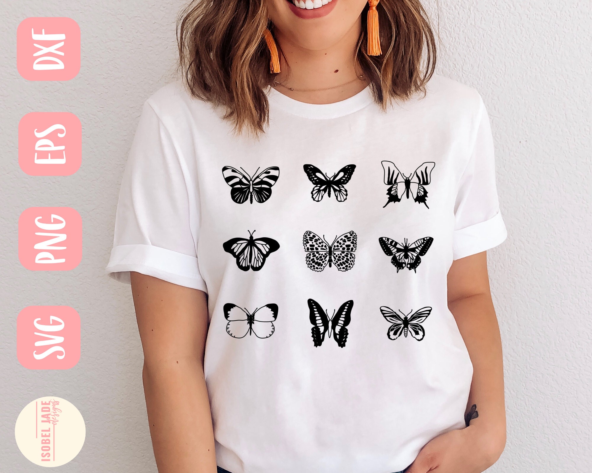 Butterfly Svg Butterflies Svg Bundle Svg Shirt Line Etsy Australia