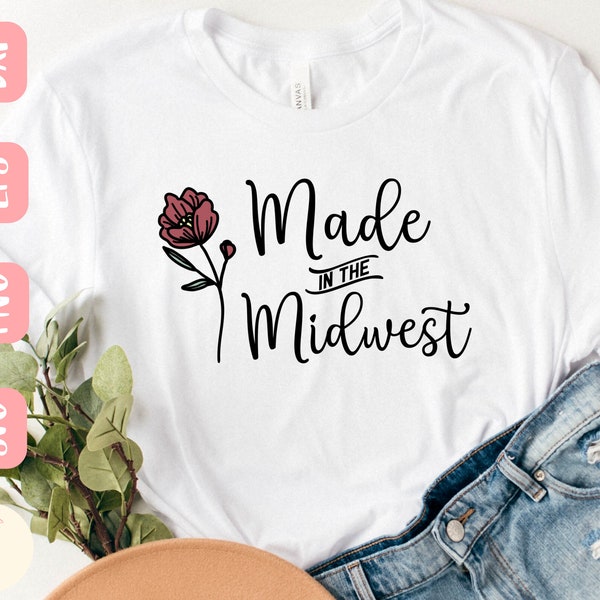 Made in the Midwest SVG design - Midwest SVG file for Cricut - Midwest is best SVG - Digital Download