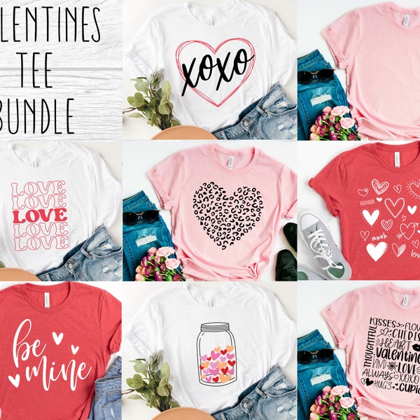 Valentines Day SVG Bundle - Valentine shirt SVG for Cricut - Love Bundle SVG bundle - Digital Download
