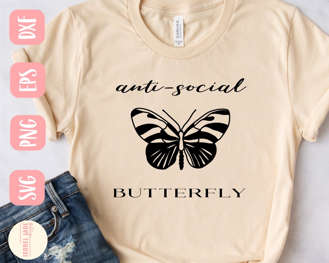 Free Free 243 Antisocial Butterfly Svg SVG PNG EPS DXF File