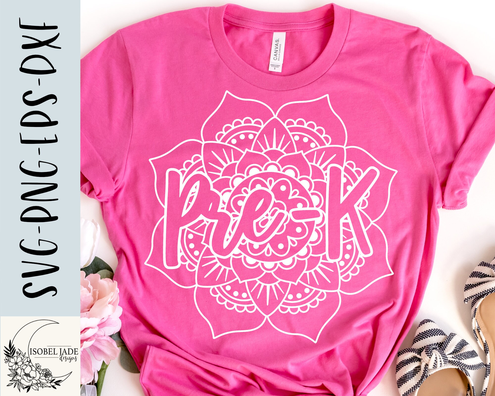 Download Pre K Svg Teacher Svg Mandala Svg Teacher Shirt Svg Preschool Svg Svg Png Eps Instant Download Cricut
