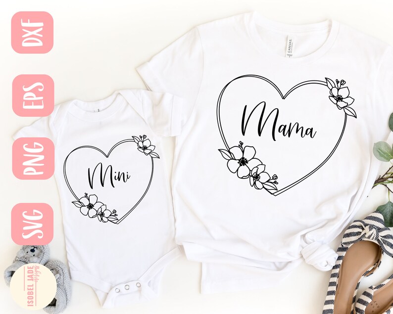 Download Mommy And Me Svg File For Cricut Mama And Mini Heart Svg Design Mother And Baby Svg Digital Download Clip Art Art Collectibles Delage Com Br