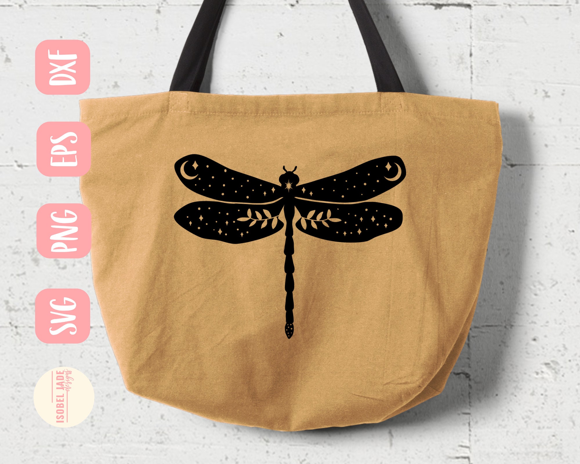 Download Celestial Dragonfly Svg Dragonfly Svg Moon Svg Celestial Svg Lino Svg Animal Svg Svg Png Eps Dxf Instant Download Cricut