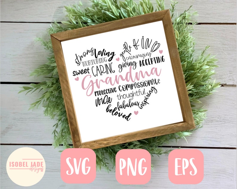 Download Best Grandma SVG design Grandma SVG file for Cricut | Etsy