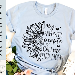 Stap moeder SVG, stap moeder zonnebloem SVG, moederschap SVG, bloemen SVG, SVG, PNG, EPS, boeket ontwerp SVG-Instant Download, Cricut