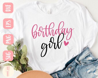 Birthday Girl SVG Design: Cricut Shirt File (Digital Download)
