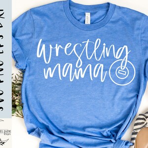 Wrestling Mama SVG design - Wrestling SVG per Cricut - Maglietta da wrestling SVG - File di taglio - eps png dxf svg - Download digitale