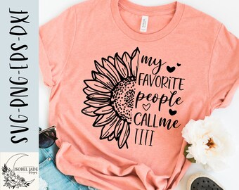 Titi Sunflower SVG: Auntie Shirt Design (Digital Download)