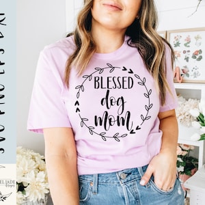 Gesegnete Hundemama svg, Hund svg, Hund Mama svg, I prefer dogs, SVG, PNG, EPS, Dxf, Sofort Download, Cricut
