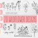 Wildflowers SVG Bundle, Big Bundle SVG file for Cricut, Wildflower SVG - Digital Download