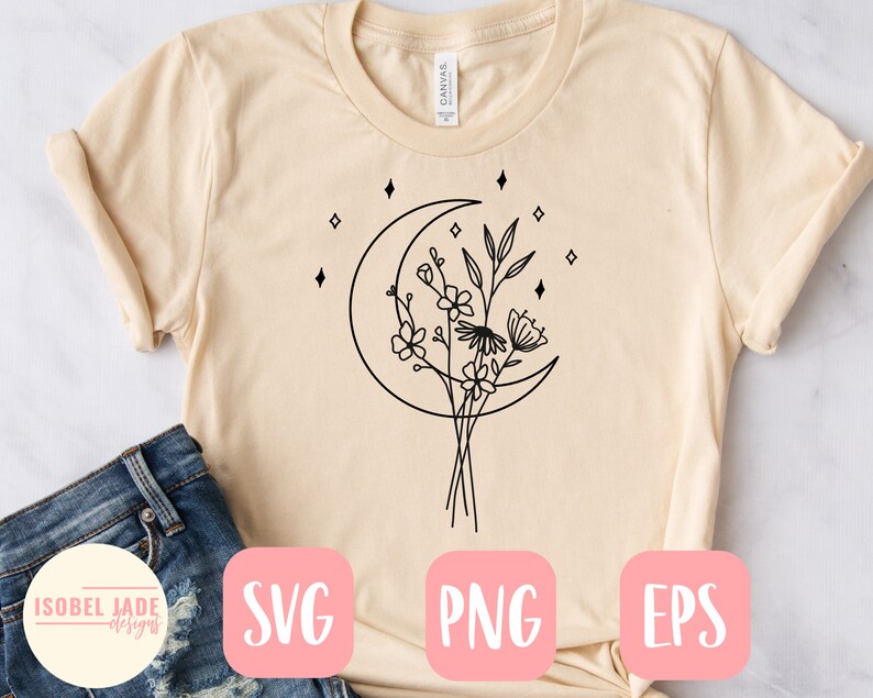 Free Free 143 Flower Moon Svg SVG PNG EPS DXF File