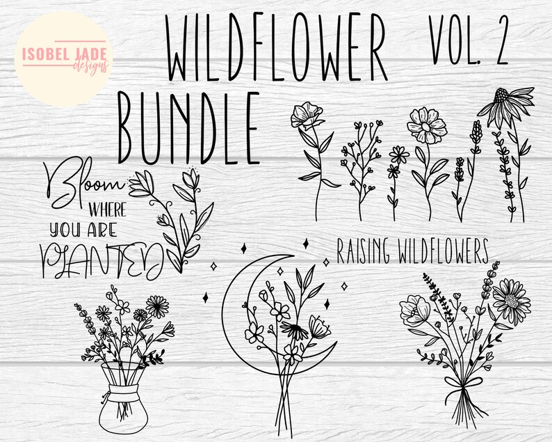 Free Free 153 Wildflower Svg SVG PNG EPS DXF File