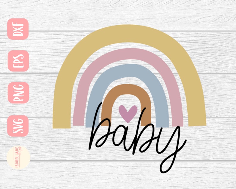 Download Rainbow baby svg Rainbow svg 1st birthday svg Miracle svg ...