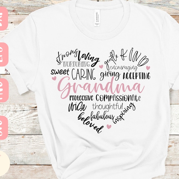 Best Grandma SVG design - Grandma SVG file for Cricut - Grandma shirt svg - Digital Download