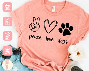 Peace Love Dogs - Etsy